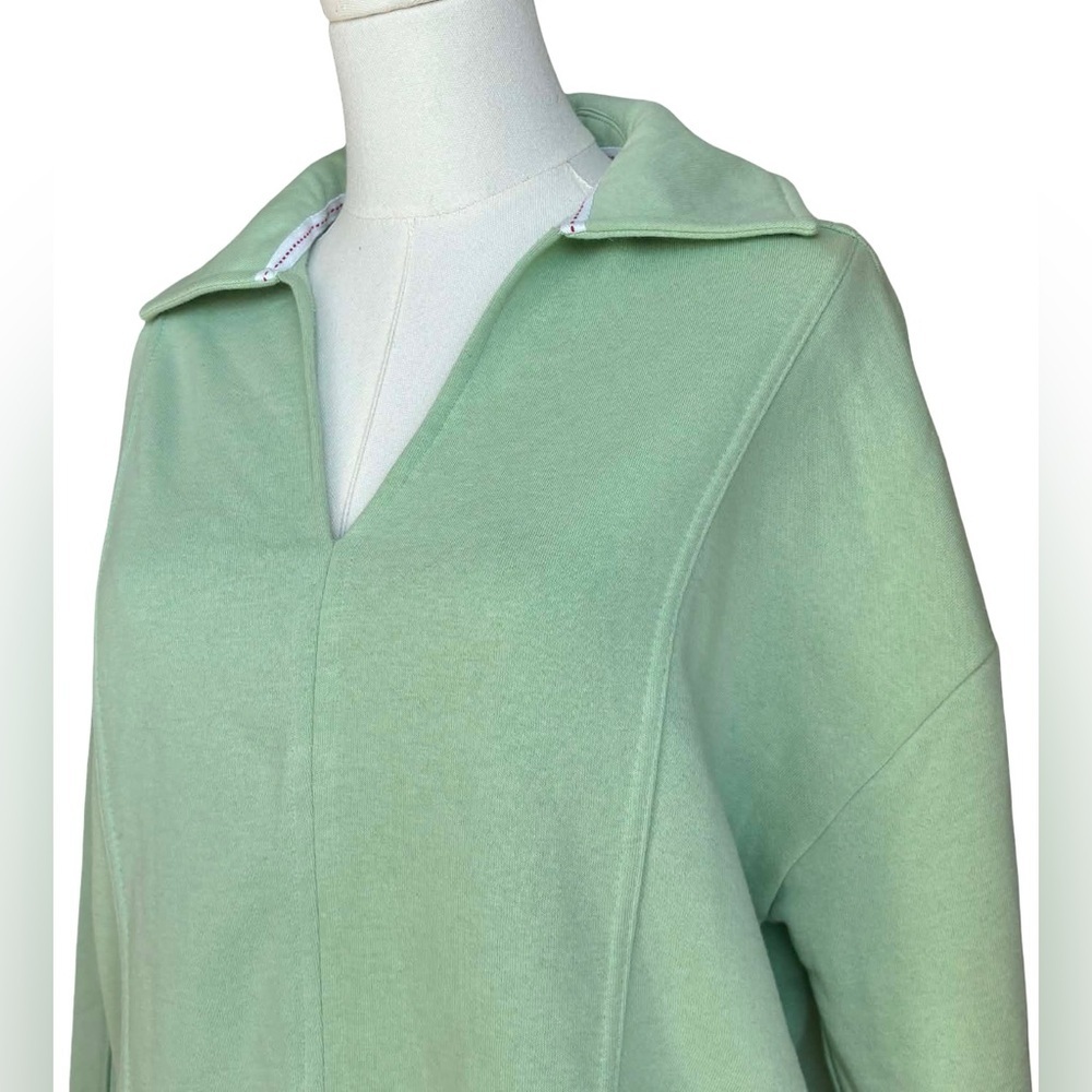 Anthropologie Pilcro Mint Green Crewneck Sweatshirt - Picture 3 of 7